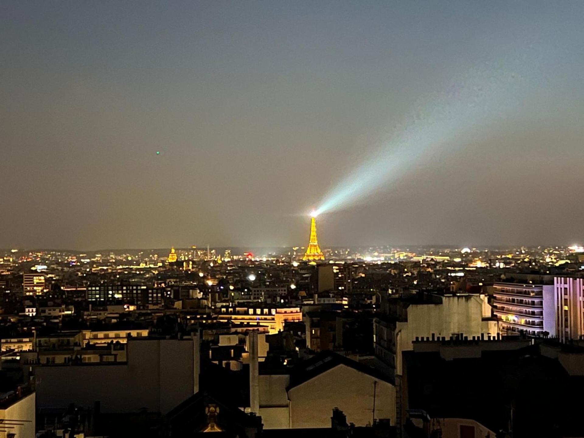 Terrasse Avec Vue Magique Sur Appartement